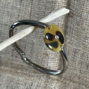 Carey Tortoise Shell Bangle Bracelet